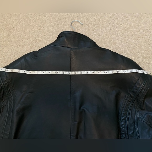90s Vintage Men’s Genuine Leather Jacket - Picture 6 of 9